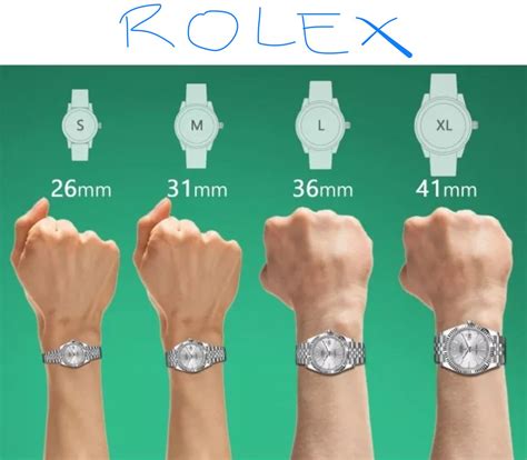 rolex size chart|rolex datejust size chart.